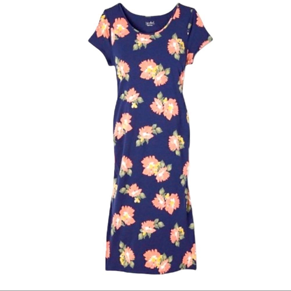 Floral print maternity dress  